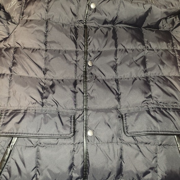 Cole Haan Signature Quilted Full Zip Jacket Men's Size Medium Black - Picture 4 of 10
